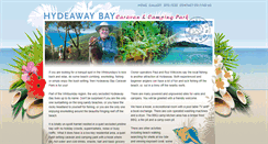 Desktop Screenshot of hydeawaybaycaravanpark.com.au
